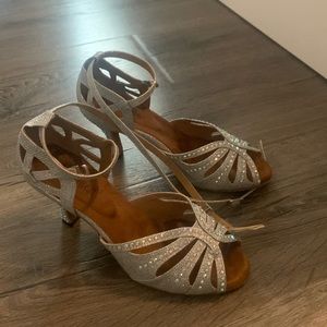 Silver 3.5 Inch Heels